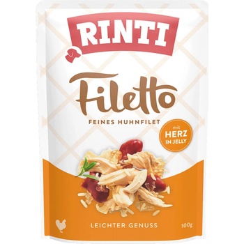 Rinti Filetto kuracie mäso & kuracie srdce v želé 100 g