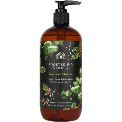 English Soap Company tekuté mýdlo frosted fir & holly 500 ml