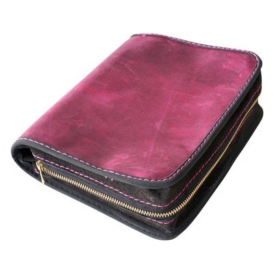 Obal se zipem D219 Pull Up Růžový