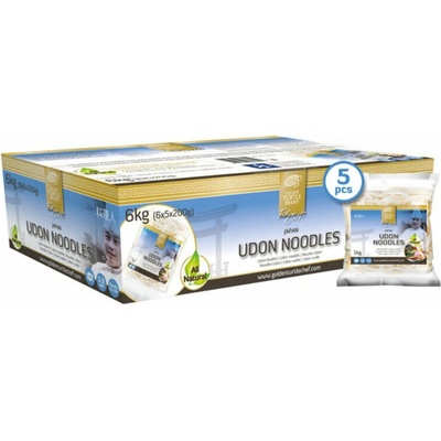 Golden Turtle Chef Nudle Udon čerstvé 5 x 200 g