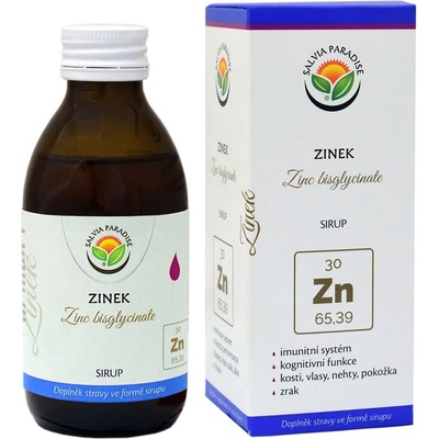 Salvia Paradise Zinek Zinc bisglycinate DS sirup 180 ml