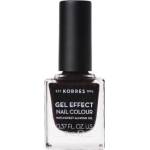 KORRES Лак с гел ефект с бадемово масло, Korres Gel Effect Nail Colour No77 Sequins Plum 11ml