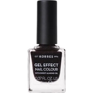 KORRES Лак с гел ефект с бадемово масло, Korres Gel Effect Nail Colour No77 Sequins Plum 11ml
