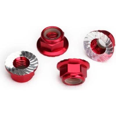 Traxxas matica M5 samopoistná s golierom červená 4