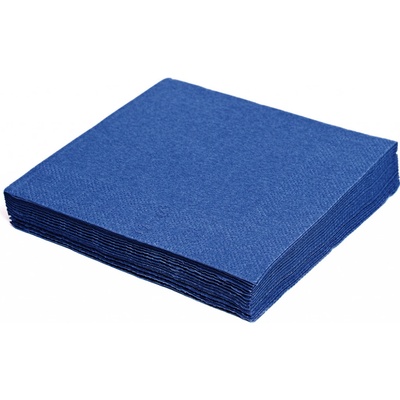 Gastro ubrousky papírové 2V 50 ks tmavě modré 33x33cm – Zboží Dáma