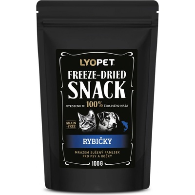 LYOPET Snack Dog & Cat Rybičky 30 g