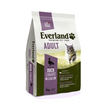 Image 1 of Everland Adult Cat Duck - Пълноценна супер премиум храна за израснали котки с патешко 4 кг