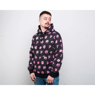 Primitive Rick and Morty Tie-Dye Flood Print black