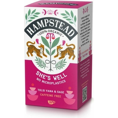 Hampstead Tea BIO bylinný čaj pro ženskou rovnováhu 20 ks