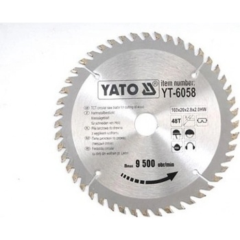 YATO pilový kotouč na dřevo 160x20 mm YT-6058