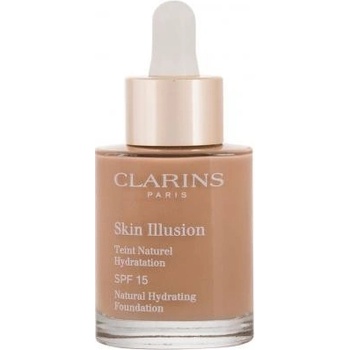 Clarins Skin Illusion Natural Hydrating SPF15 hydratační make-up s uv filtrem 112 Amber 30 ml