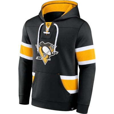 Fanatics Mens Iconic NHL Exclusive Pullover Hoodie Pittsburgh Penguins