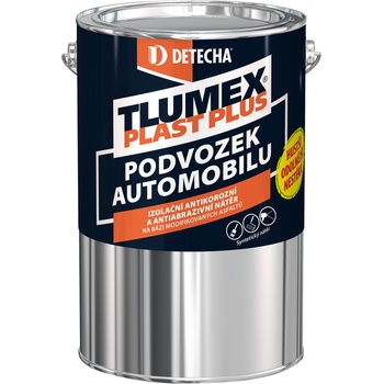 Detecha Tlumex Plast Plus antikorozní barva na auto a podvozek, černá, 4 kg