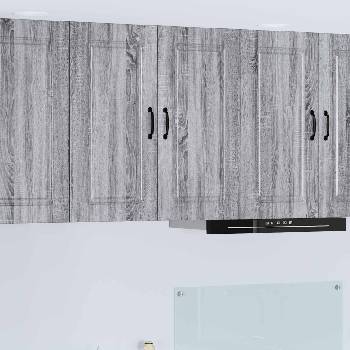 vidaXL Панел за миялна машина Kalmar Сив Сонома 80 x 31 x 80 см (884710)