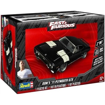 Revell Revell MONOGRAM Doms 71 Plymouth GTX Plastic Model Kit 4477 1:24