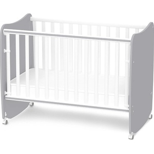 Lorelli Бебешка кошара Lorelli Premium - Stars, 60 x 120 cm, бяло/сиво (10150610041A) - baby