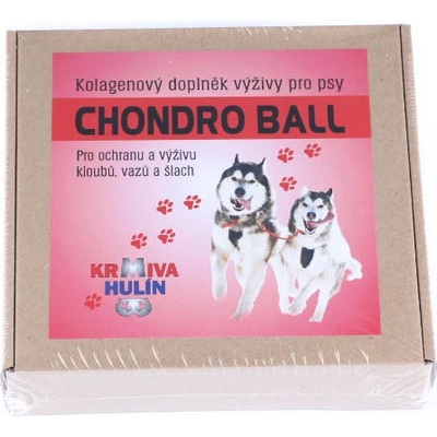 Krmiva Hulín CHONDRO BALL Kolagenový doplněk výživy pro psy krabička 500 g