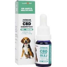 SwissMedHemp CBD olej pre střední psy 10% 10 ml