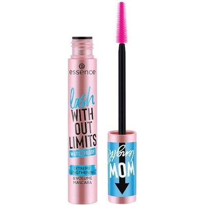 Essence Lash With Out volume voděod. řasenka černá 13 ml