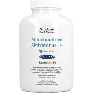 NatuGena Mitochondria Activator 44+14, 240 капсули, NatuGena (571605 (2018160) NTG)