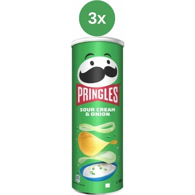 Pringles zakysaná smetana a cibule 3x165 g