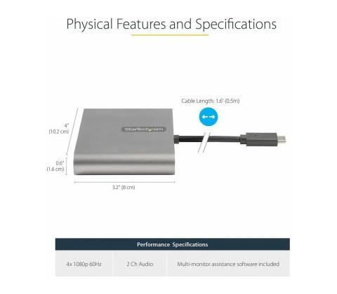 StarTech USBC2HD4