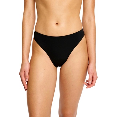 Modibodi menštruačné plavky Hi-Leg Cheeky Bottom Super Black spodný diel