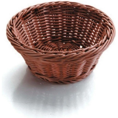 LACOR Košík na pečivo polypropylenový kulatý 26 × 8 cm, tmavý