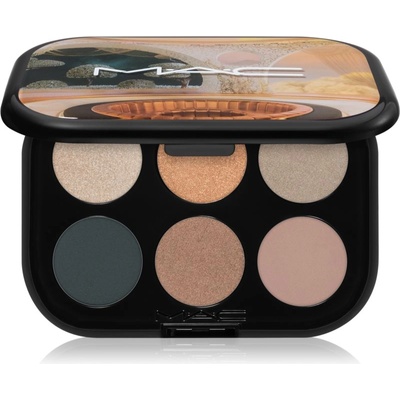 MAC Cosmetics Connect In Colour Eye Shadow Palette 6 shades палитра сенки за очи цвят Bronze Influence 6, 25 гр