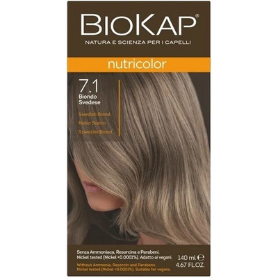Biokap NutriColor barva na vlasy Švédský blond 7.1