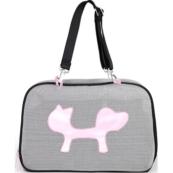 United Pets United Pets, транспортна чанта за куче или котка, розово-черна (TP1551NR)