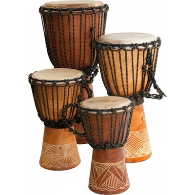 Authentic Djembe Bali Mahagón Beginner 65 cm Carved