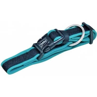 Nobby Нашийник за куче nobby mesh preno, мрежа, найлон с неопренова подплата, дебелина 20-25 мм, дължина 30-45 см - тюркоаз, Германия - 80542-34