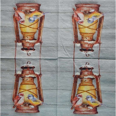 Ambiente obrúsky Lampa a sýkorky 33x33cm