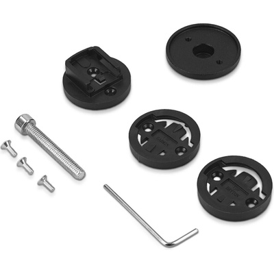 1x Držák na kolo kwmobile pro Garmin Edge / Bryton Rider / CatEye - Set of 1 Top Cap Mounts for Bike GPS Navigation