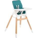 KikkaBoo Стол за хранене 2 в 1 KikkaBoo - Modo, Petrol Green (31004010123)