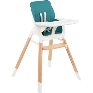 KikkaBoo Стол за хранене 2 в 1 KikkaBoo - Modo, Petrol Green (31004010123)