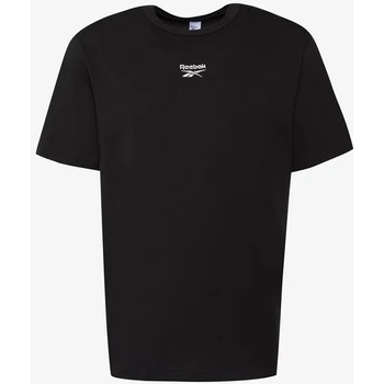 Reebok Тениска Cl Sv Tee мъжки Дрехи Тениски HS7153 Черен L (HS7153)