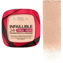 L'Oréal Paris Infallible 24H Fresh Wear Foundation In A Powder make-up 180 Rose Sand 9 g