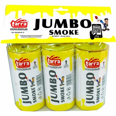 Dymovnica JUMBO SMOKE ŽLTÁ 3 ks 16/3 trhacia poistka