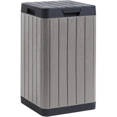 Toomax Rio Garden Záhradný kôš 80 l, plastový, svetlosivý/grafitový Z0480RAA05000