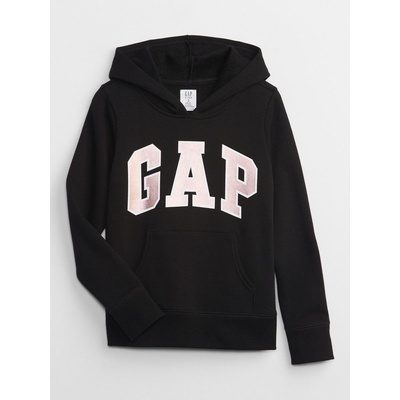 GAP 428910-00 dětská mikina s logem černá