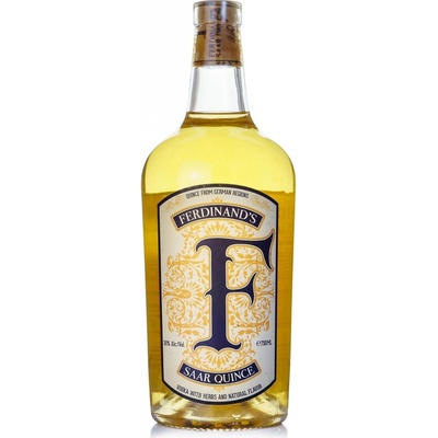 Gin Ferdinand´s Saar Quince Dry 30% 0,5 l (čistá fľaša)