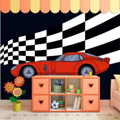 Sablio Tapeta Pretekárske auto, rozmery 336x220 cm