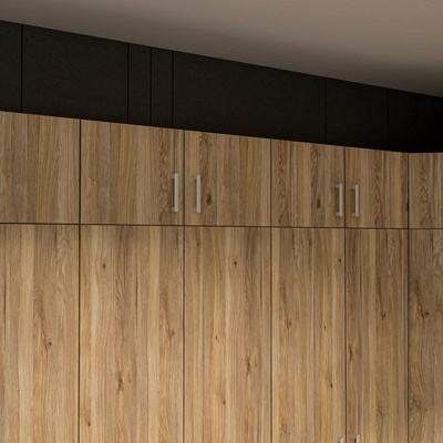 Forte Надстройка за гардероб five 180 см, дъб маувела (ecbn041-d108)