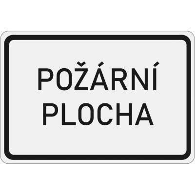 Dopravní značka E13 Požární plocha