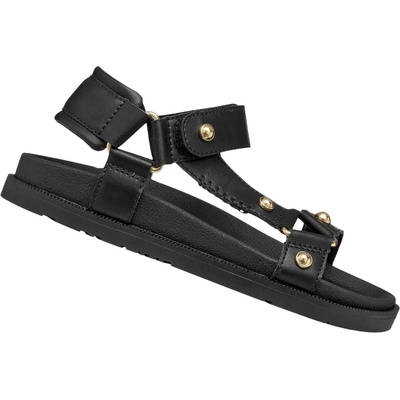 Geox J Sandal Foammentera čierna strieborná