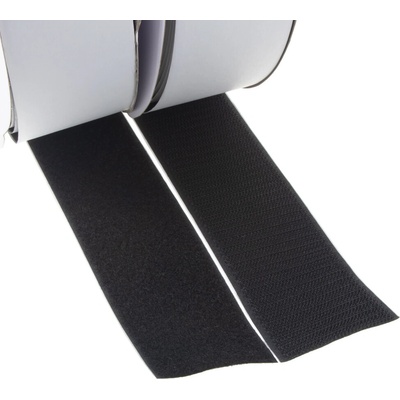 Suchý zips samolepiaci, SET slučky + háčiky 50mm x 25m