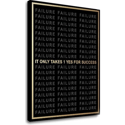 Motivačný obraz na stenu o úspechu_002 - 30x40 cm