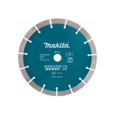 Makita, spol. s r.o. kotouč řezný diamantový beton 230x2.4x22.23mm pro aku stroje – Zbozi.Blesk.cz